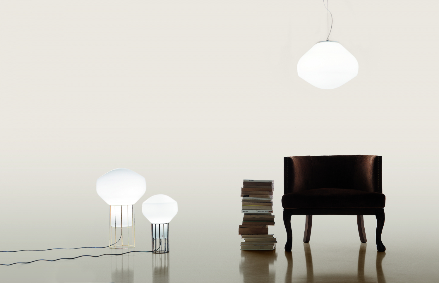 Sada designových lamp