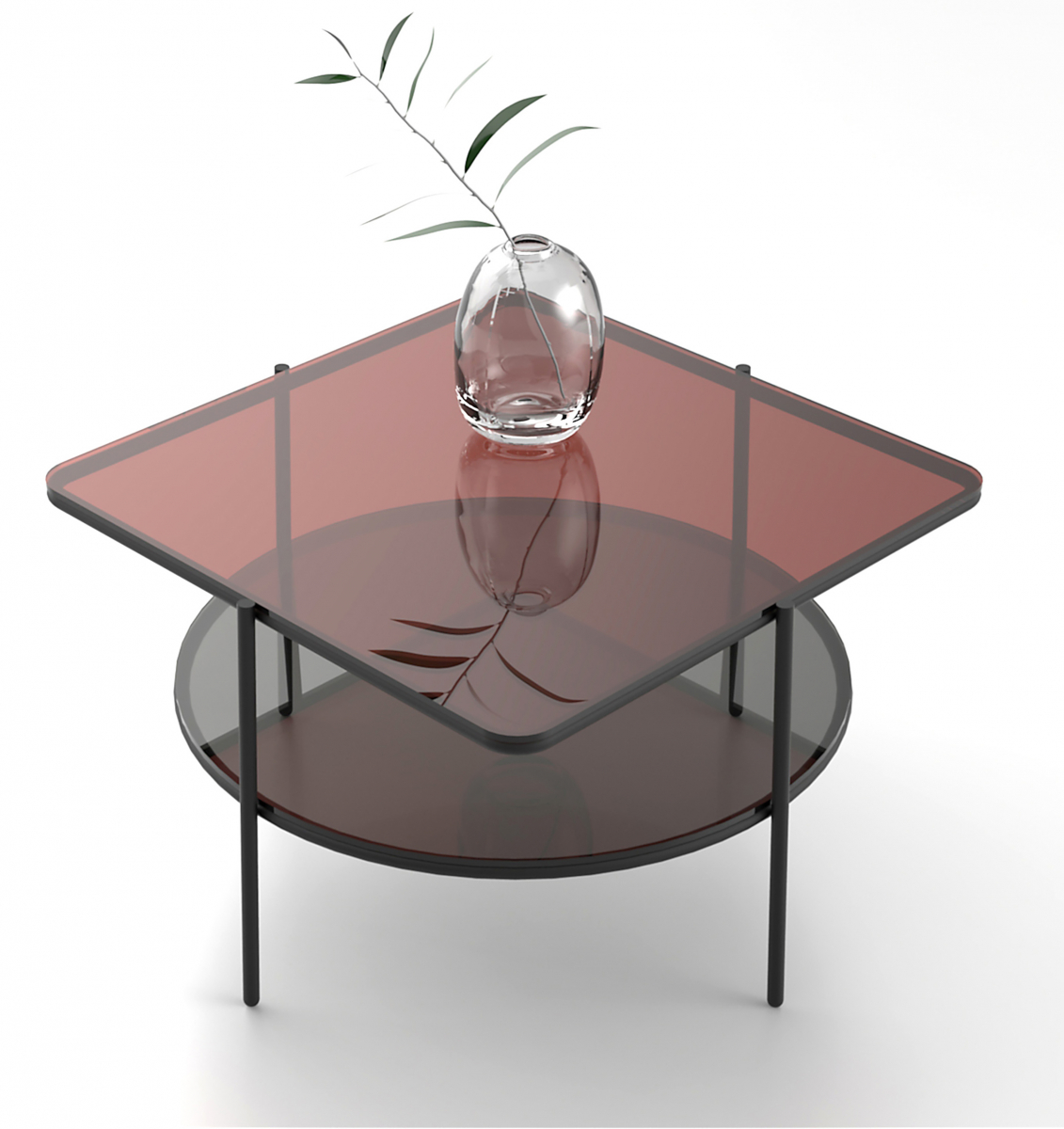 Skleněný stolek