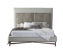 Moderní postel Carnaby s čalouněným čelem vyzdvihne ložnici.